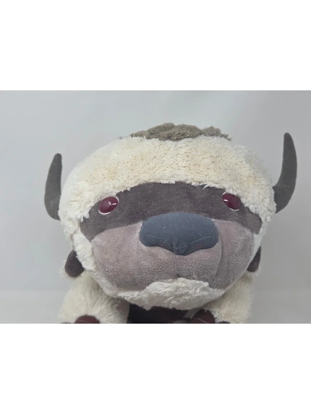 Large Appa Flying Bison Plush Stuffed Animal Cream Brown Six Legged Toy